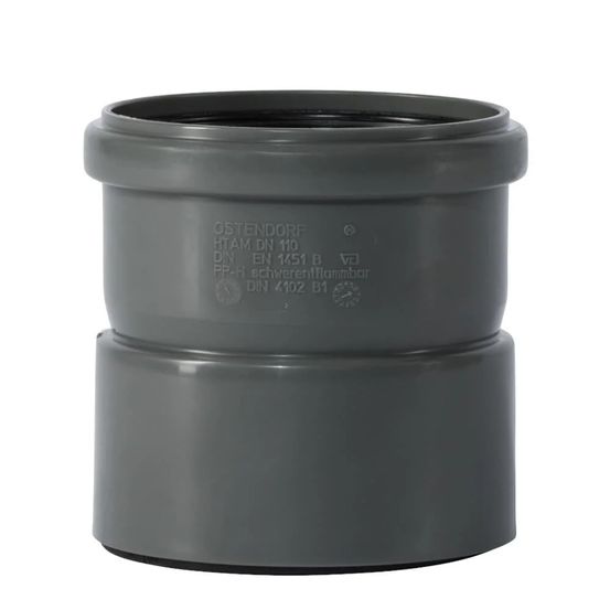 Manchon de raccordement htsafeam dn/od 110, tube d'évacuation 110 mm, boni-shop
