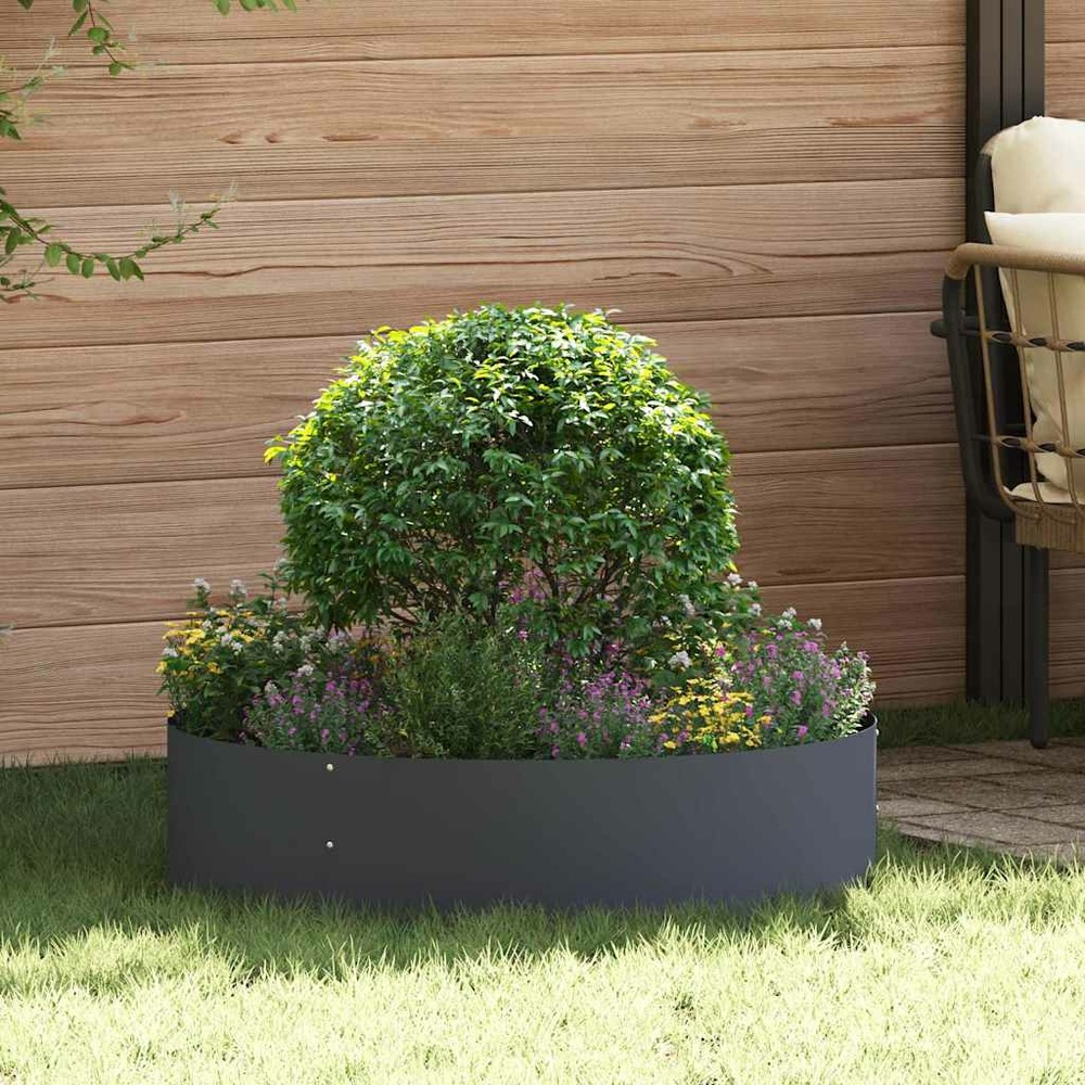Anneau de jardinière 5 pcs anthracite 80 x 80 x 20 cm