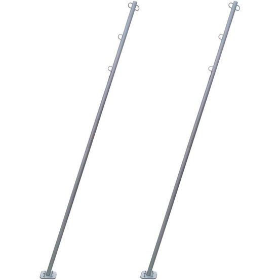 Mat incliné pour voile d'ombrage (lot de 2)