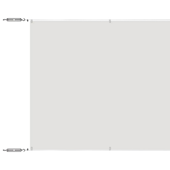 Auvent vertical blanc 140x800 cm tissu oxford