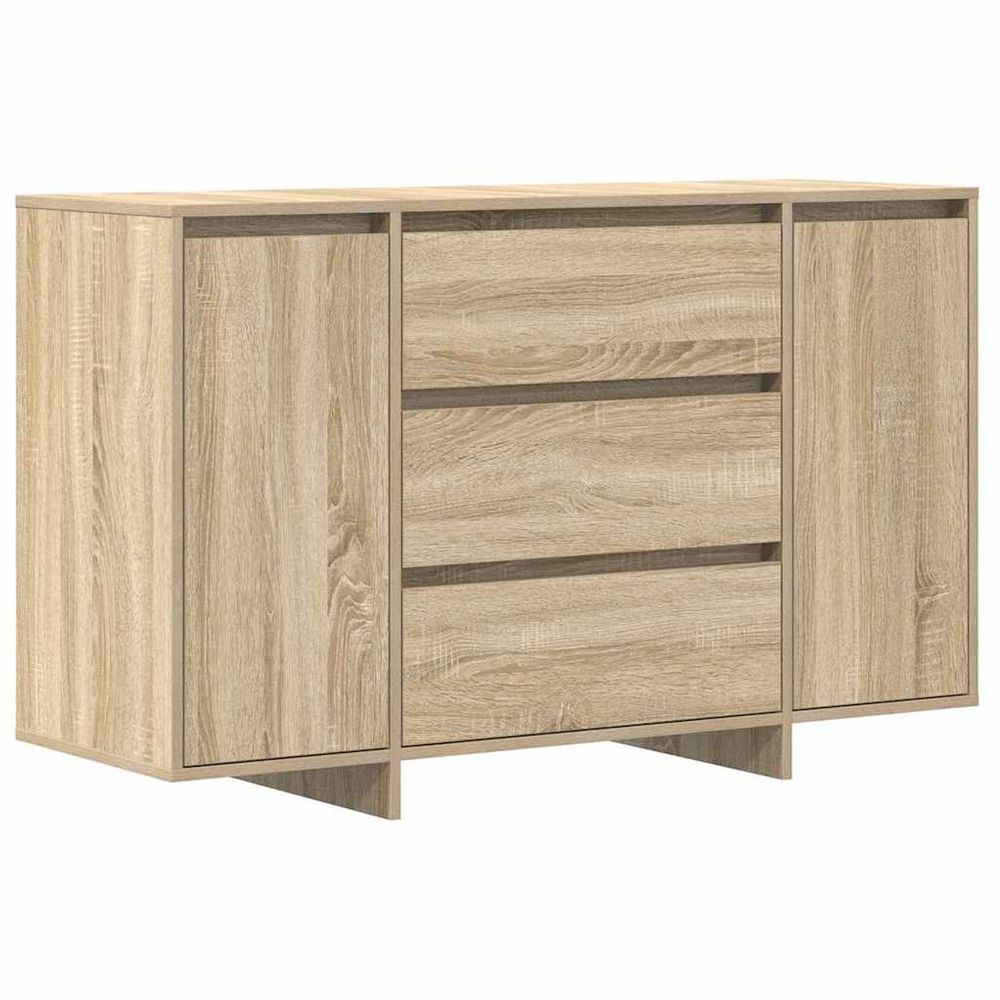 Buffet chêne sonoma 120 x 41 x 75 cm bois d'ingénierie