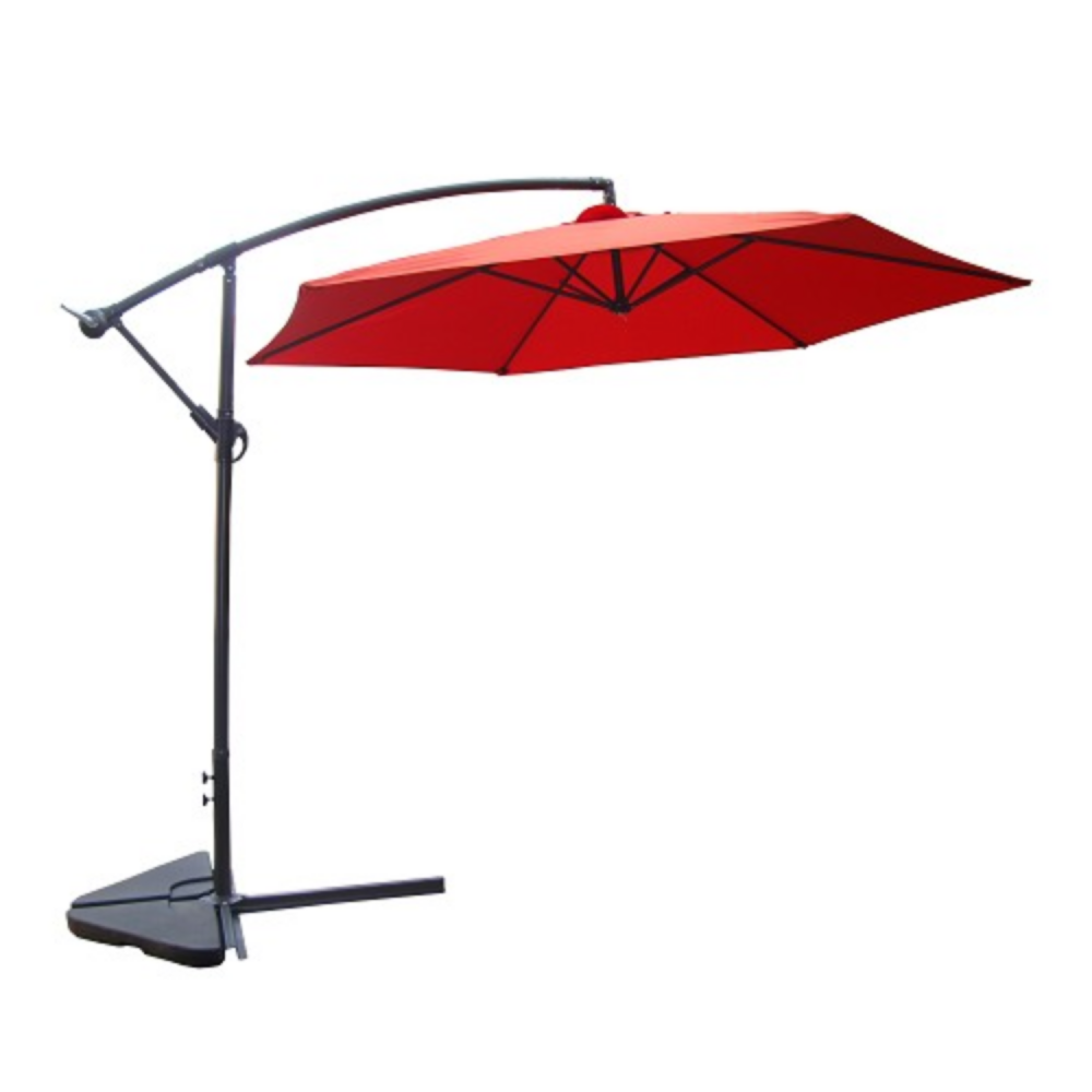 Parasol déporté diamètre 3m terracotta porticcio