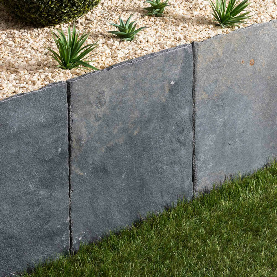 Palis pierre de tandur noir 60x40x2 cm (à l'unité) - ro'ma nature