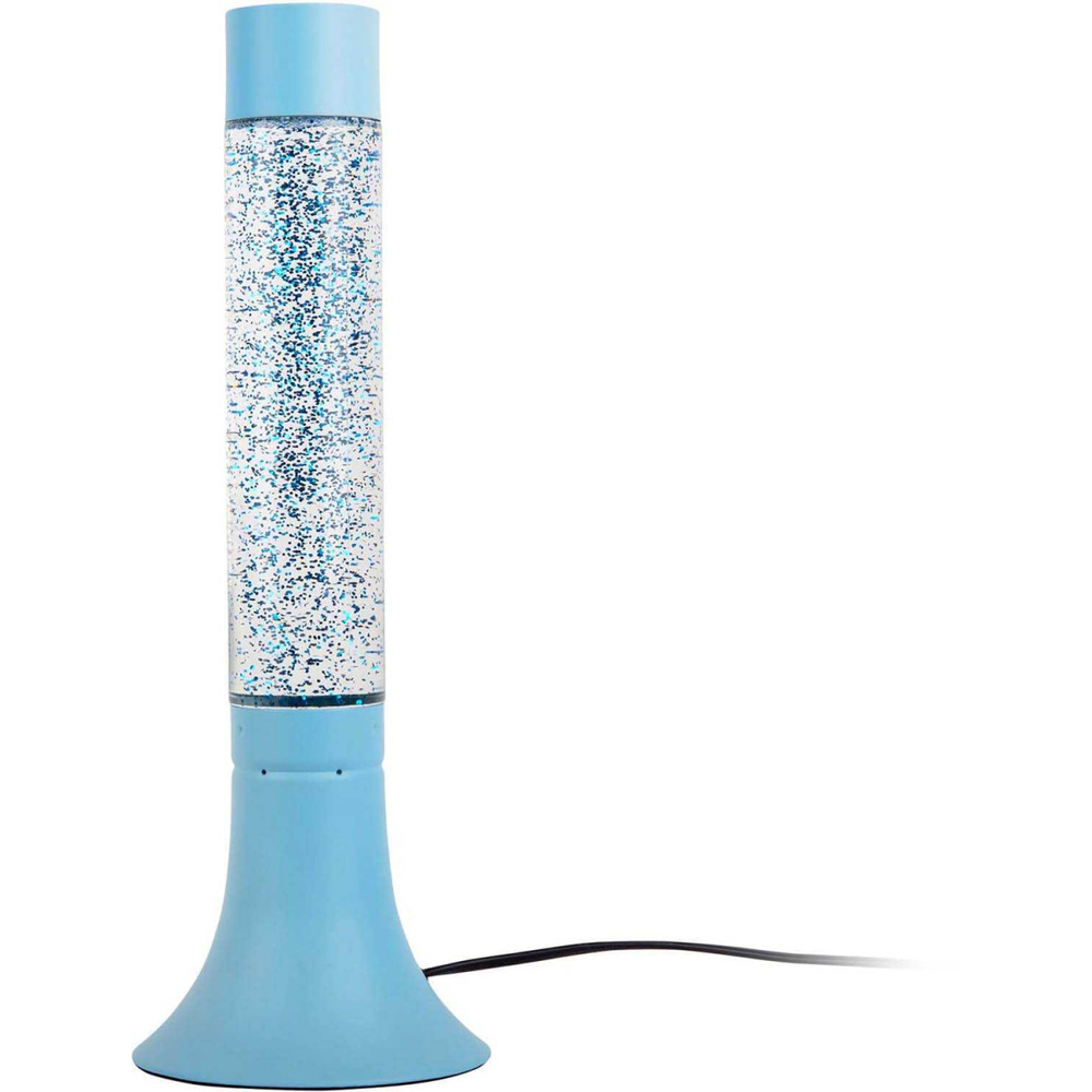 Lampe à paillettes astro glitter bleu