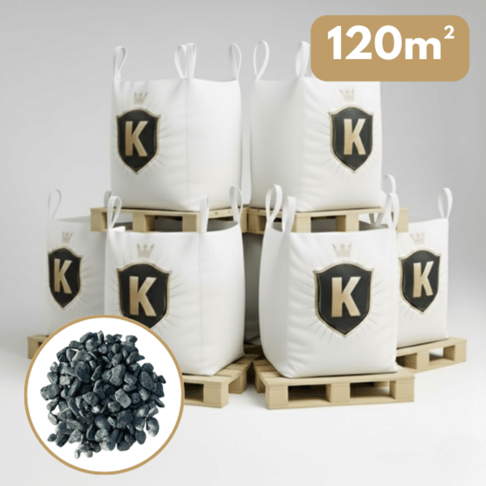 Galet marbre vert 15/25 mm – pack 6 big bag +/- 1,5t – 120 m²