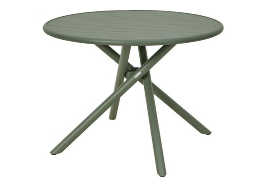 Table de jardin 4 places nebullia d105cm vert laurier