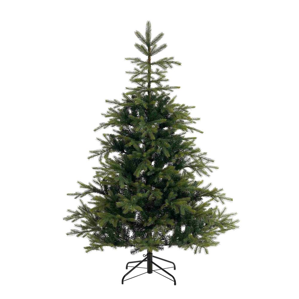 Black box arbre de noël artificiel grimshaw - 163x163x230 cm - pvc - vert