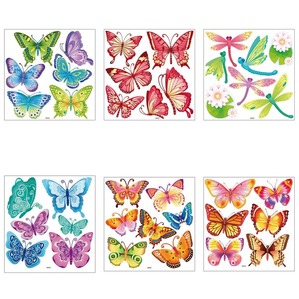 Sticker en relief papillon