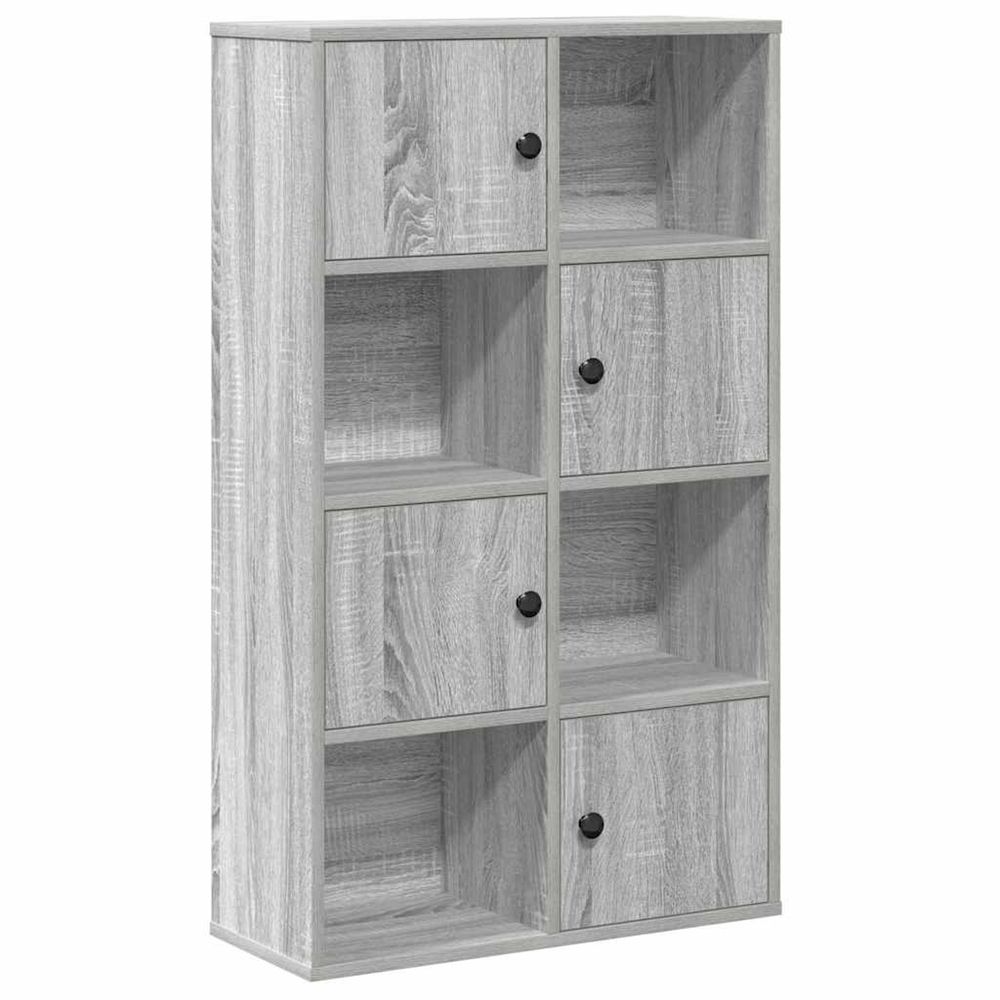 Bibliothèque sonoma gris 60x24x101,5 cm bois d'ingénierie