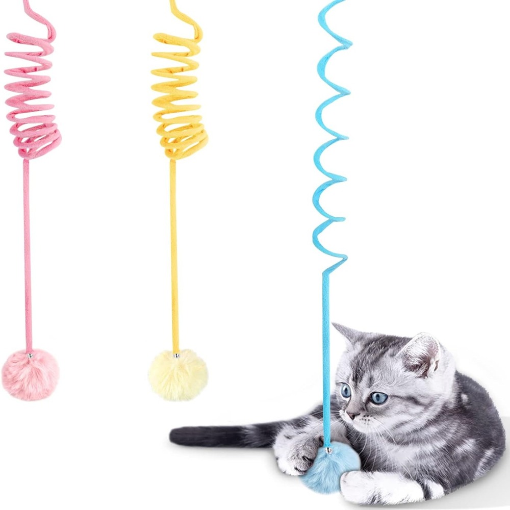 Dtopbuyage lot de 3 balles rebondissantes pour chat