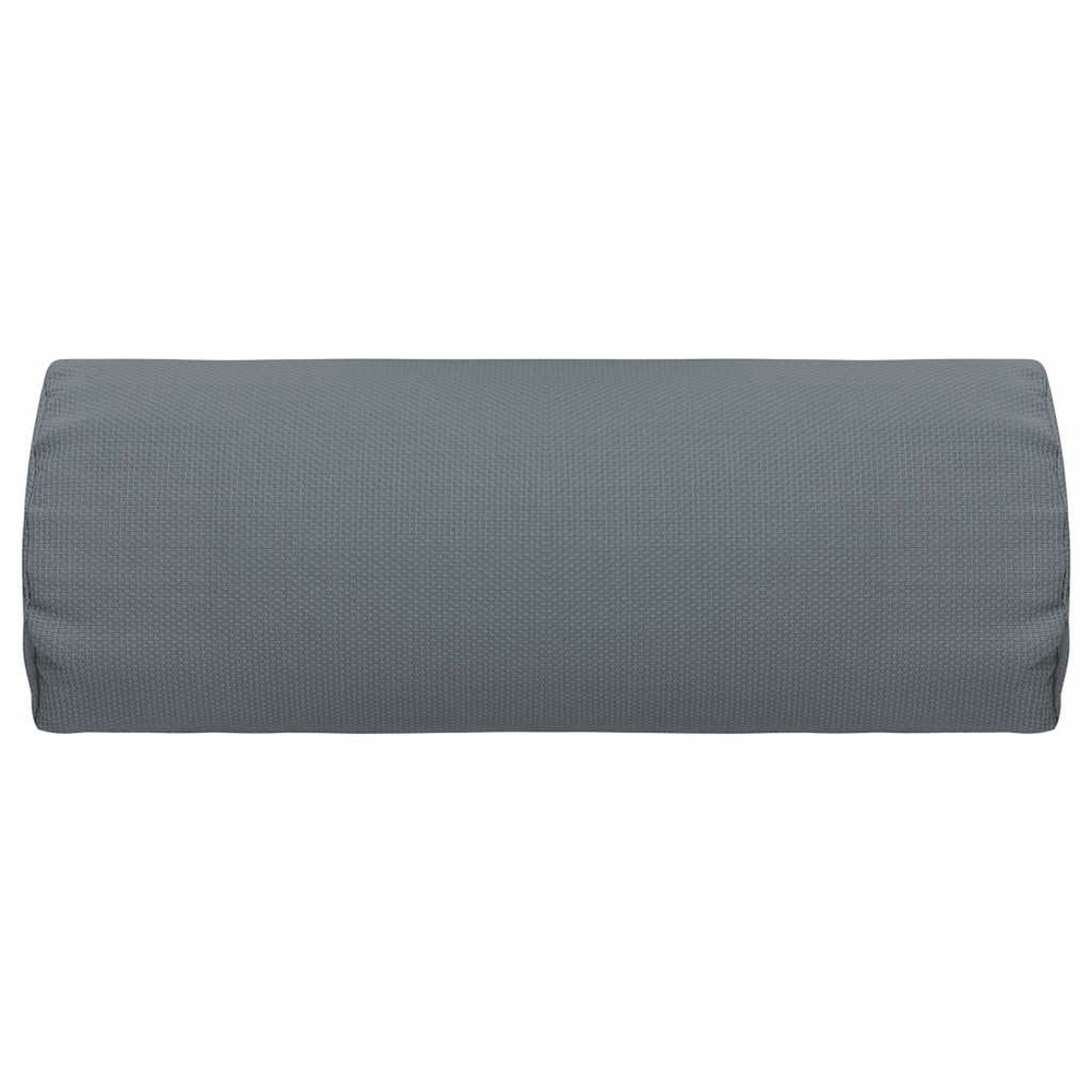 Appui-tête de chaise longue gris 40x7,5x15 cm textilène