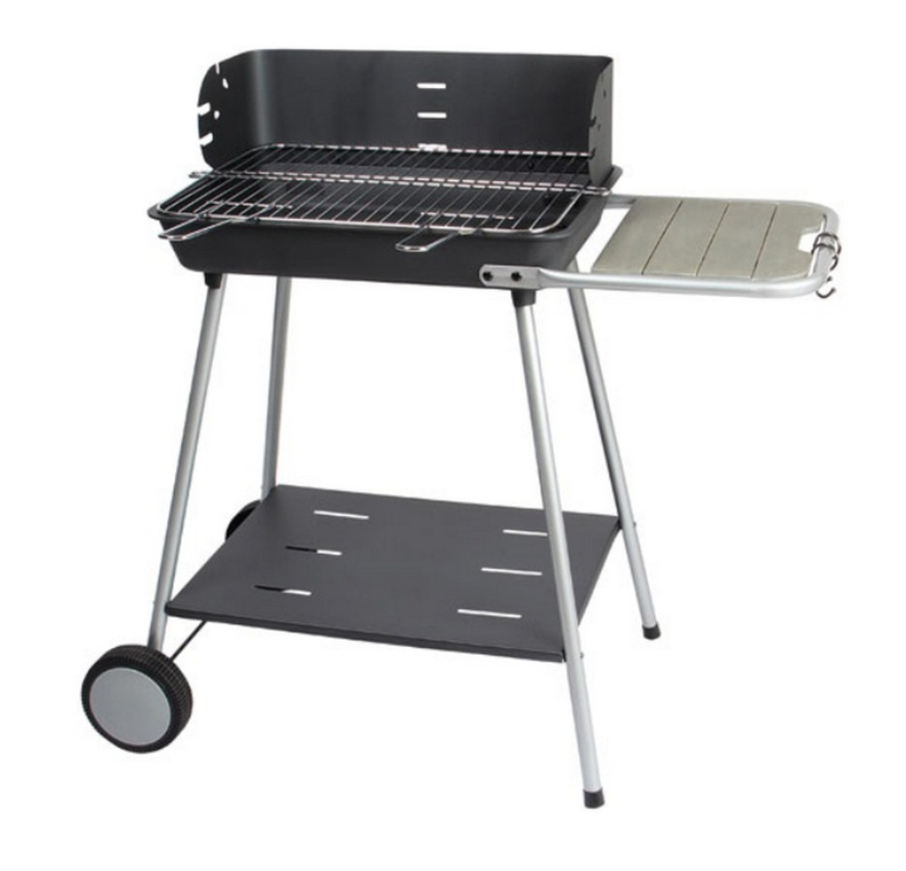 Barbecue à charbon 54,5x38,5cm avec chariot - 37533700f