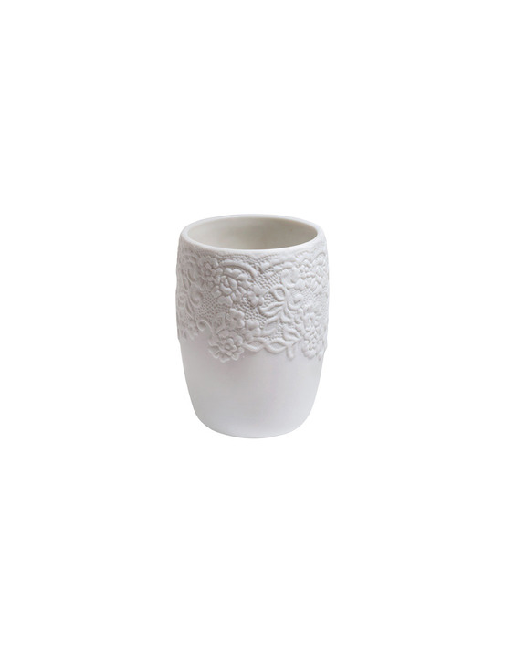 Gobelet blanc en porcelaine cosy - spirella