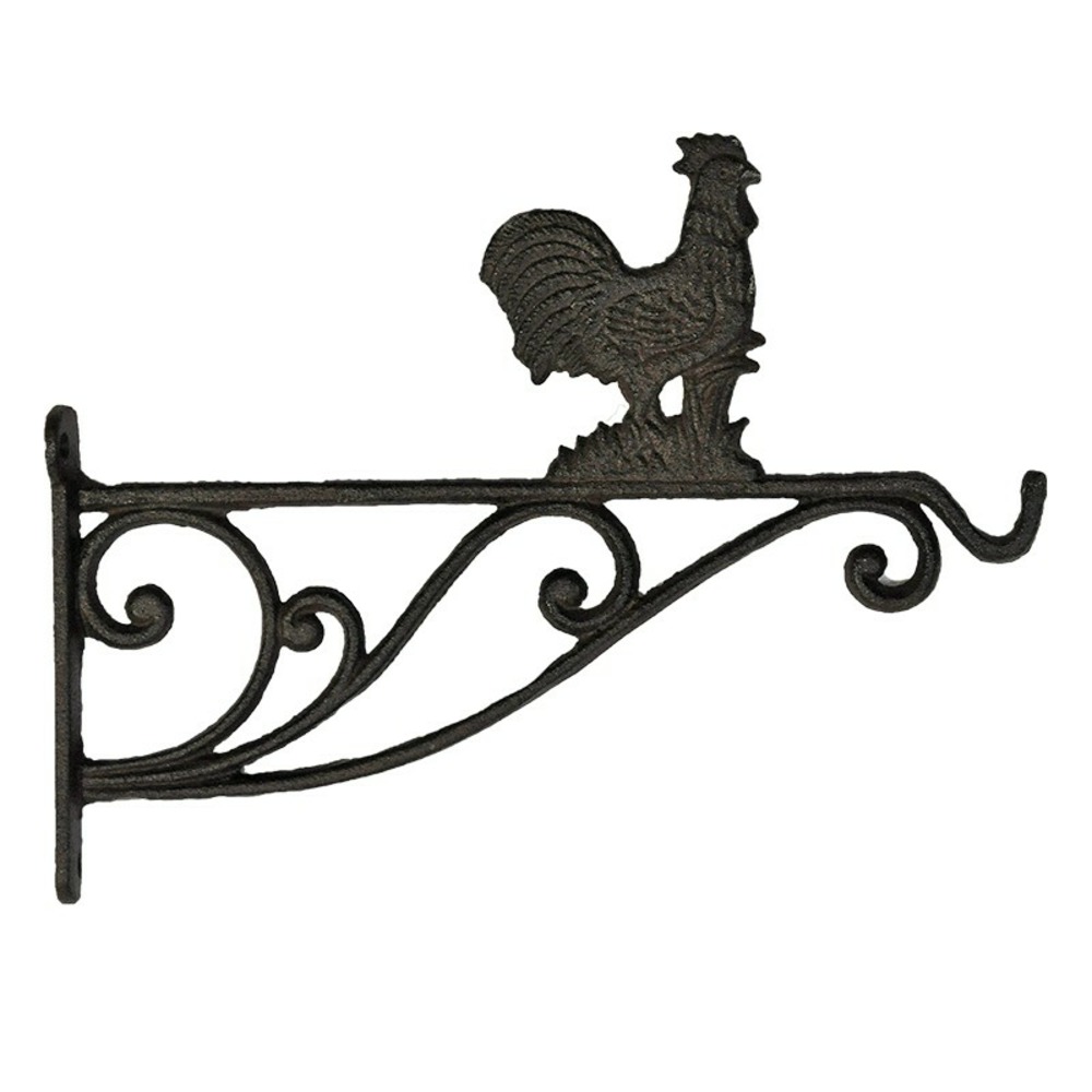 Potence murale fonte coq 29x15x2cm