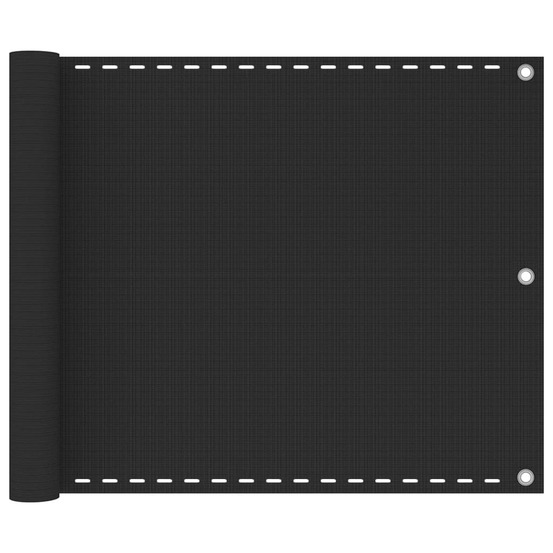 Écran de balcon brise pare vue protection confidentialité 75 x 300 cm pehd anthracite
