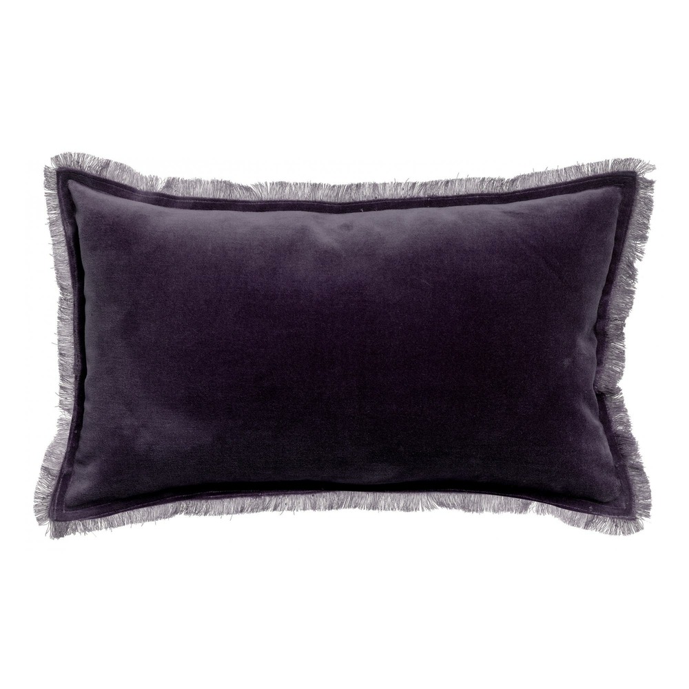 Coussin uni fara raisin 30 x 50 cm
