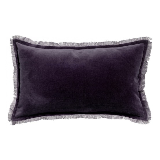 Coussin uni fara raisin 30 x 50 cm