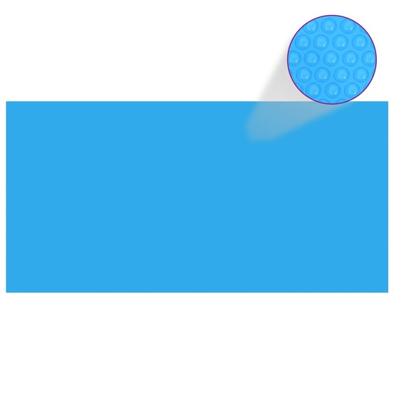 Couverture de piscine bleu 975 x 488 cm pe