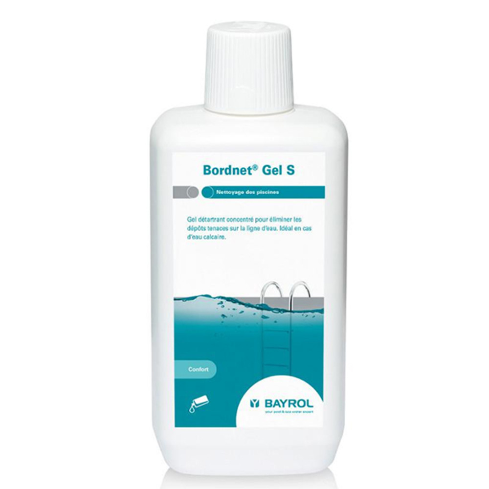Gel détartrant pour ligne d'eau 1l - bordnet gel s
