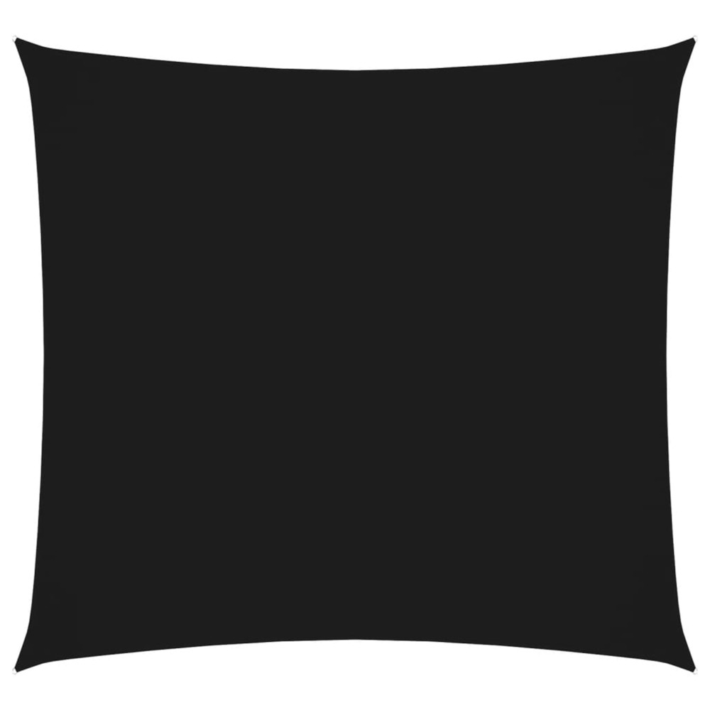 Voile de parasol tissu oxford carré 4,5x4,5 m noir