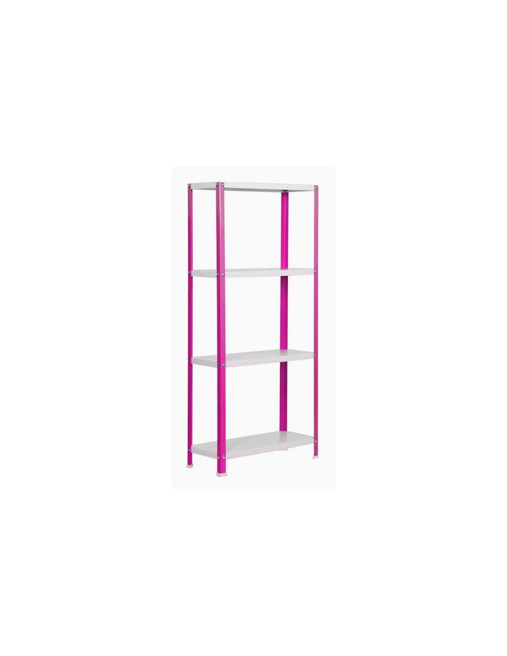 Etagère légère sans vis simonhome classic mini 4/400 rose/blanc rose/blanc 1600x800x400 - simonrack