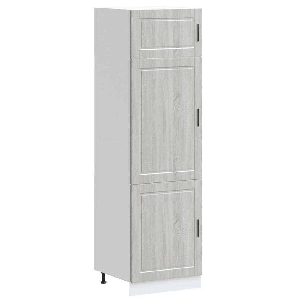 Armoire de cuisine porto sonoma gris bois d'ingénierie