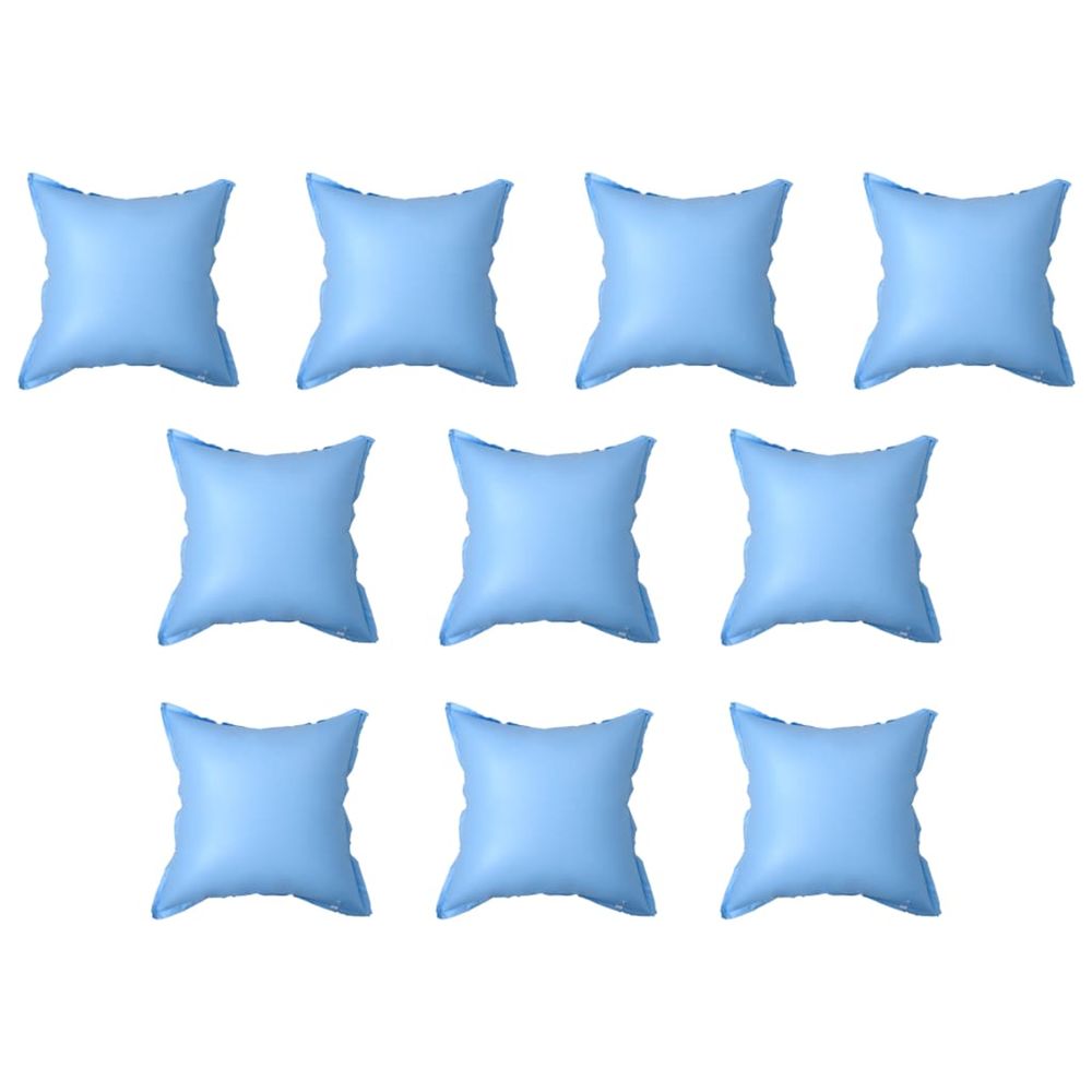 Oreillers gonflables de housse de piscine hors sol 10 pcs pvc