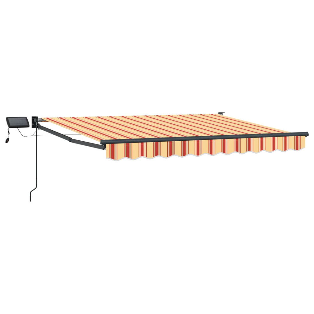 Store rétractable manuel avec leds multicolore 3,5 x 2,5 m