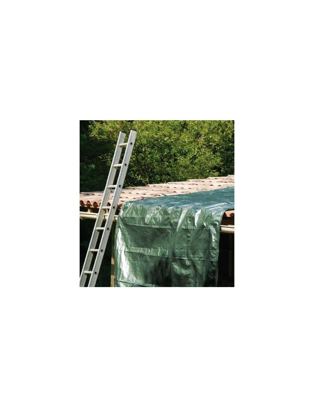 Bache professionnelle lourde 240 grs-m² - 4 x 5 m