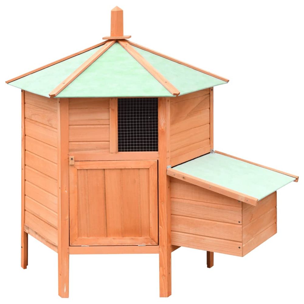 POULAILLER BOIS DE PIN MASSIF-(868469)