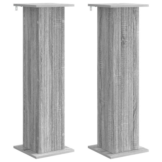 Support de plante 2 pc sonoma gris 30,5 x 30 x 100,5 cm