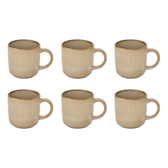 Lot de 6 mugs en céramique