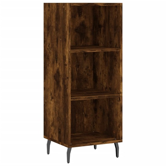 Buffet bahut commode armoire meuble de rangement organisateur cuisine salle de séjour salon 34,5 x 32,5 x 90 cm bois d'ingéni
