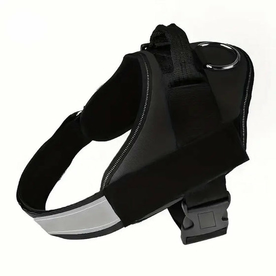 Harnais noir xs pour chien, francecroquettes