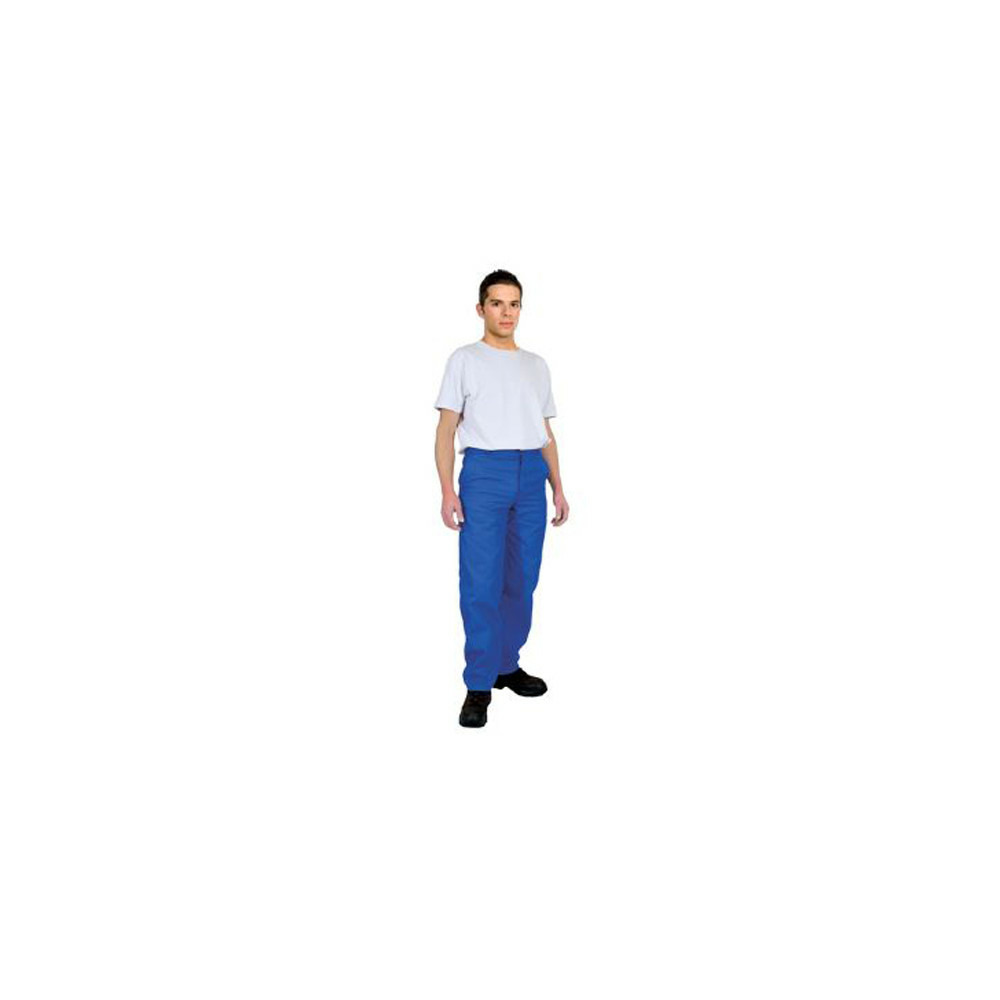 Pantalon de travail 100 % coton traitement sanfor bleu bugatti t58 giss 146800