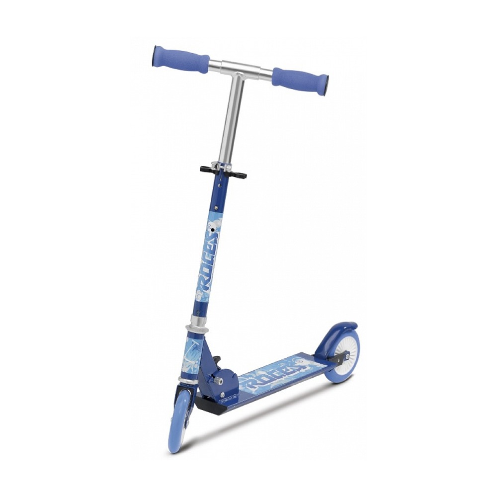 Trottinette alu 125mm bleu