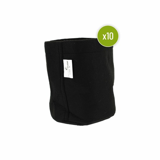 Lot de 10 pots textile