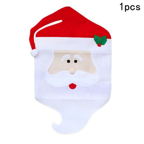 Housse de chaise de noël - papa noël