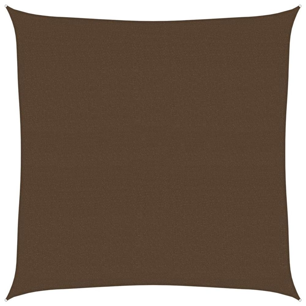 Voile d'ombrage 160 g/m² marron 4,5x4,5 m pehd