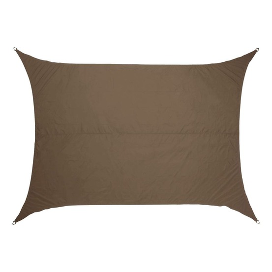 Voile d'ombrage elyora 4x3m café