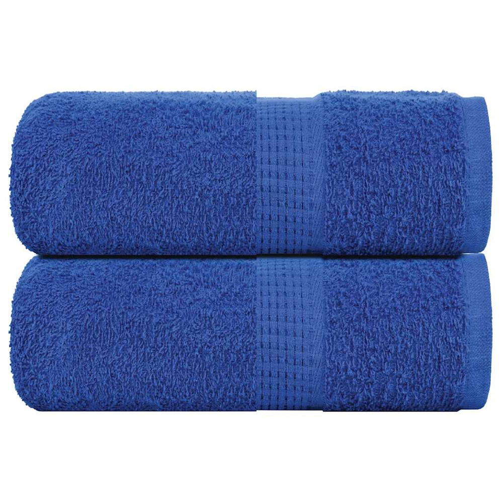 Serviettes d'invité frogn 2 pcs bleu 30x50 cm 360 g/m²