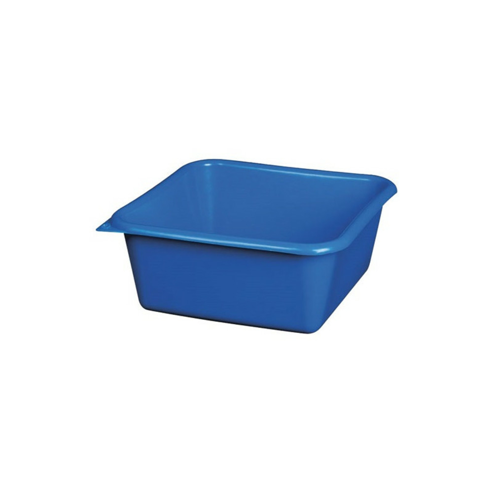 Cuvette carree 9.5l 32cm bleu aluminium et plastiq - cc32