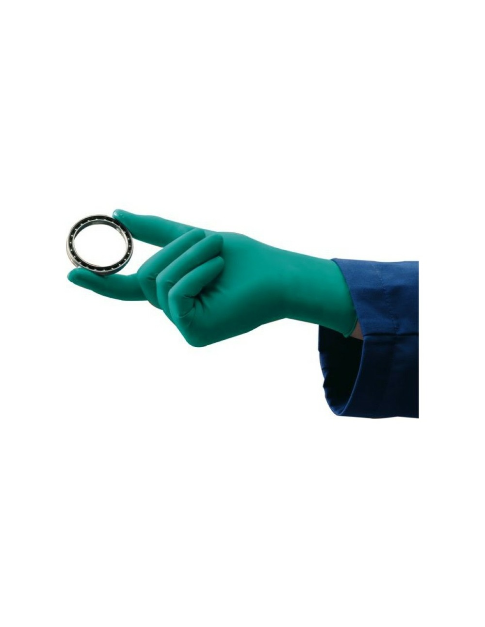 Gant touch n tuff nitrile poudre us unique vert b 100 t 9 1/2-10 xl 14932-10