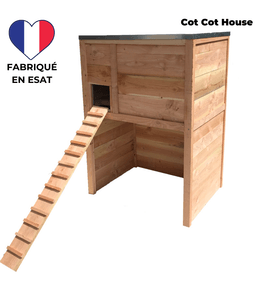 Poulailler 4 poules pratique et solide - modèle houdan confort
