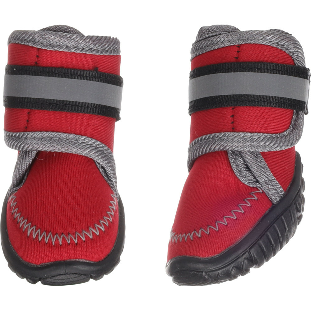 Chaussures kajan rouge xxs 5.8 x 4.6 cm. 2 pièces pour chien