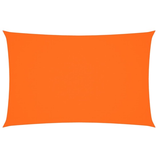Voile de parasol tissu oxford rectangulaire 2x5 m orange