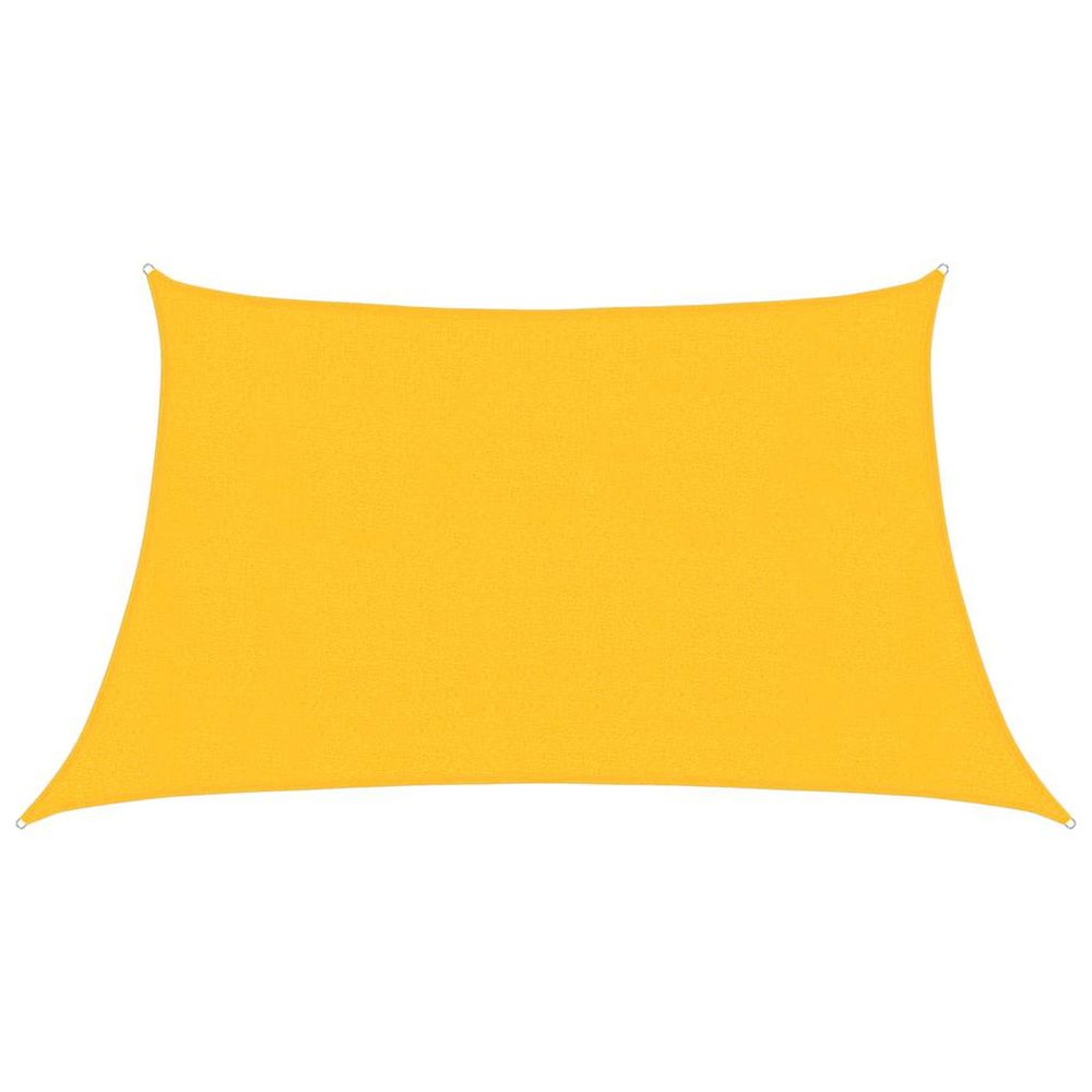 Voile d'ombrage 160 g/m² jaune 3/4x2 m pehd