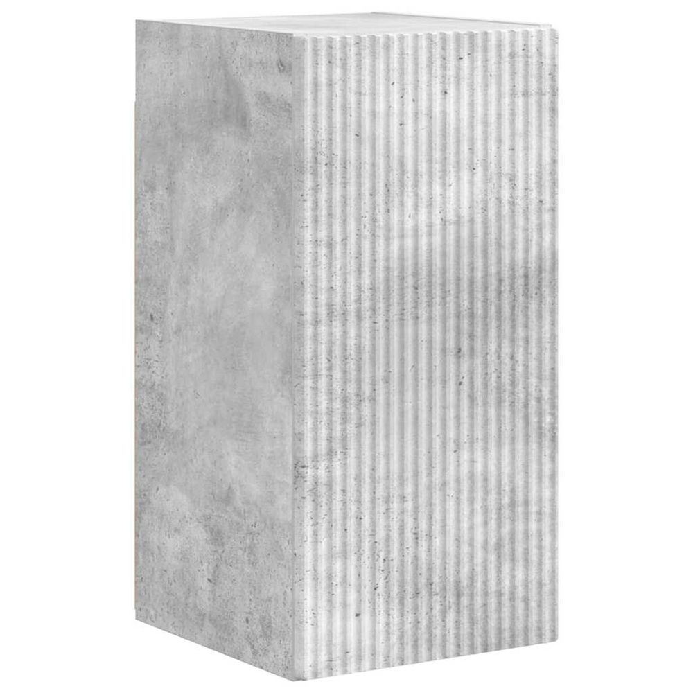 Meuble tv mural 30 x 31 x 60 cm gris béton bois d'ingénierie
