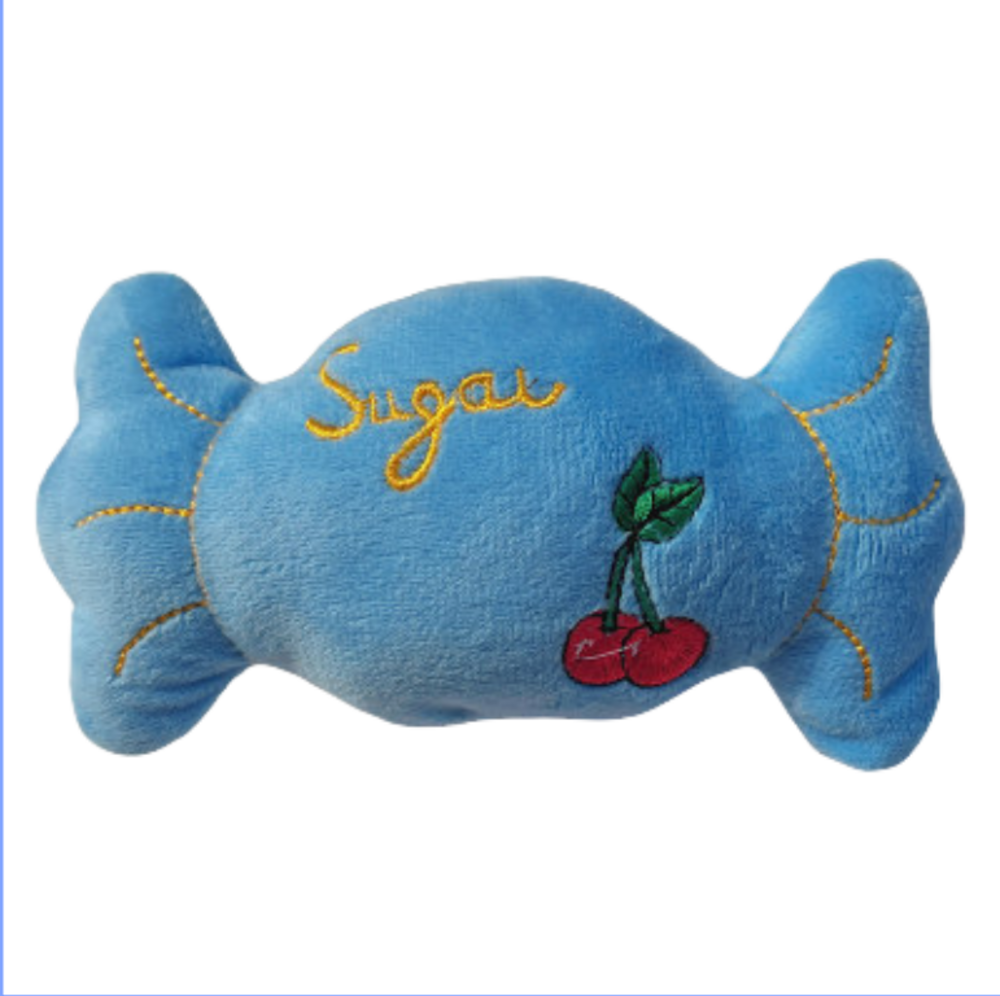 Jouets pour chiens en forme de hamburger, de frites, de glace, d'écrevisses, de bouteille de lait et de bonbons