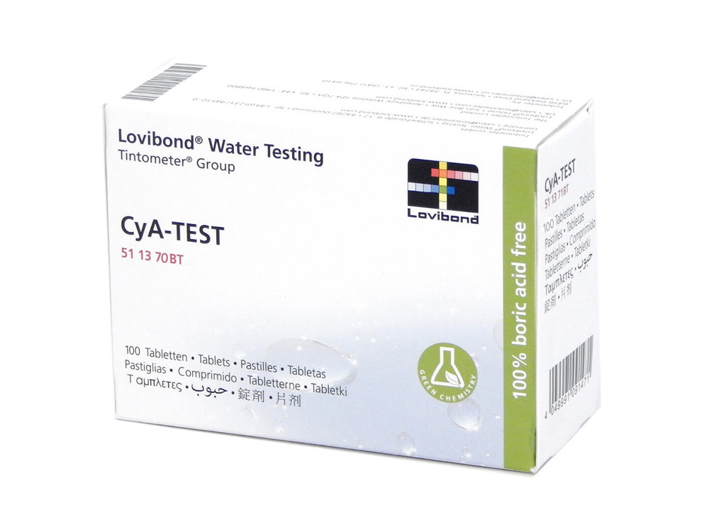 Réactif acide isocyanurique (100 pastilles) testeur électronique scuba